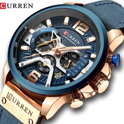 montre curren 8329 bleu